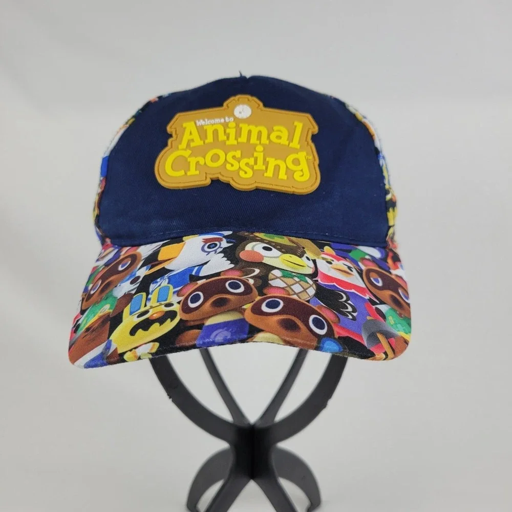 Nintendo Animal Crossing Snapback Hat Youth‎ Size Multicolor Baseball Cap